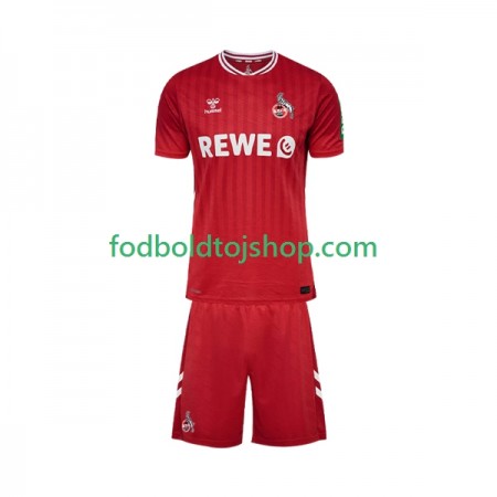 FC Köln Børn Udebane Fodboldsæt 2025-26 S/S (+ Korte bukser)